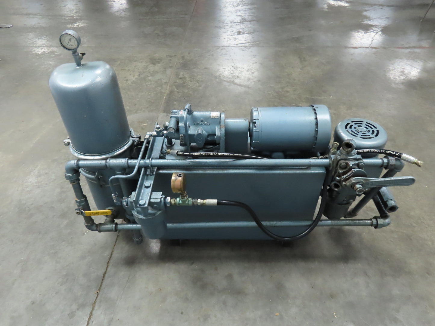 18 Gallon 1.5 Hp 3Ph Hydraulic Power Unit W/Vickers PVB6A-FRS 20-CA-11 Pump
