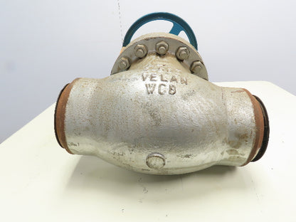 Velan B14-1074C-02TY Steel Globe Gate Valve 6" Butt Weld #300 740PSI HandWheel