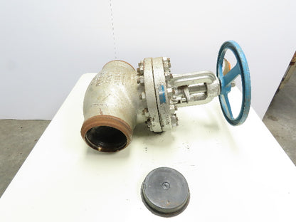 Velan B14-1074C-02TY Steel Globe Gate Valve 6" Butt Weld #300 740PSI HandWheel