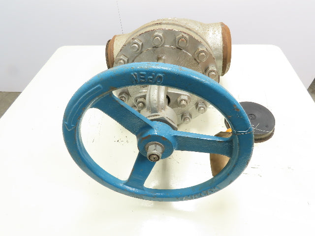Velan B14-1074C-02TY Steel Globe Gate Valve 6" Butt Weld #300 740PSI HandWheel