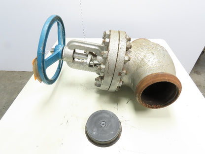 Velan B14-1074C-02TY Steel Globe Gate Valve 6" Butt Weld #300 740PSI HandWheel
