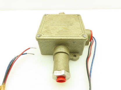 SOR 14R3-TX3-N1-C1A-X Pressure Difference Switch 8-30PSI Adj Range 1/4"NPT