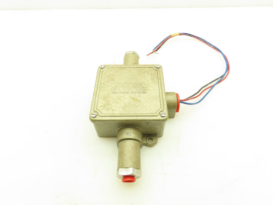 SOR 14R3-TX3-N1-C1A-X Pressure Difference Switch 8-30PSI Adj Range 1/4"NPT