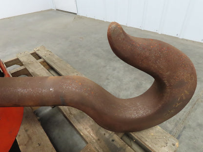Bridge Crane Hoist Lower Assembly 13.8 Ton Bottom Load Block Hook 2 Sheave