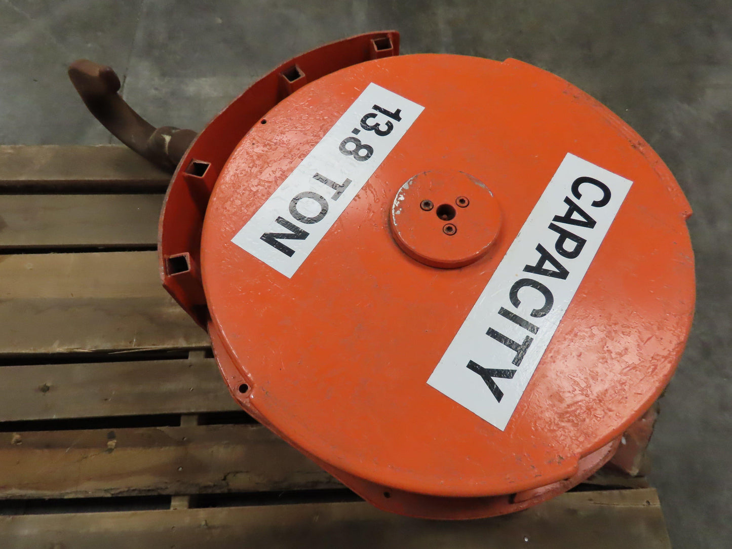 Bridge Crane Lower Hook Block Assembly 13.8 Ton 2 Sheave