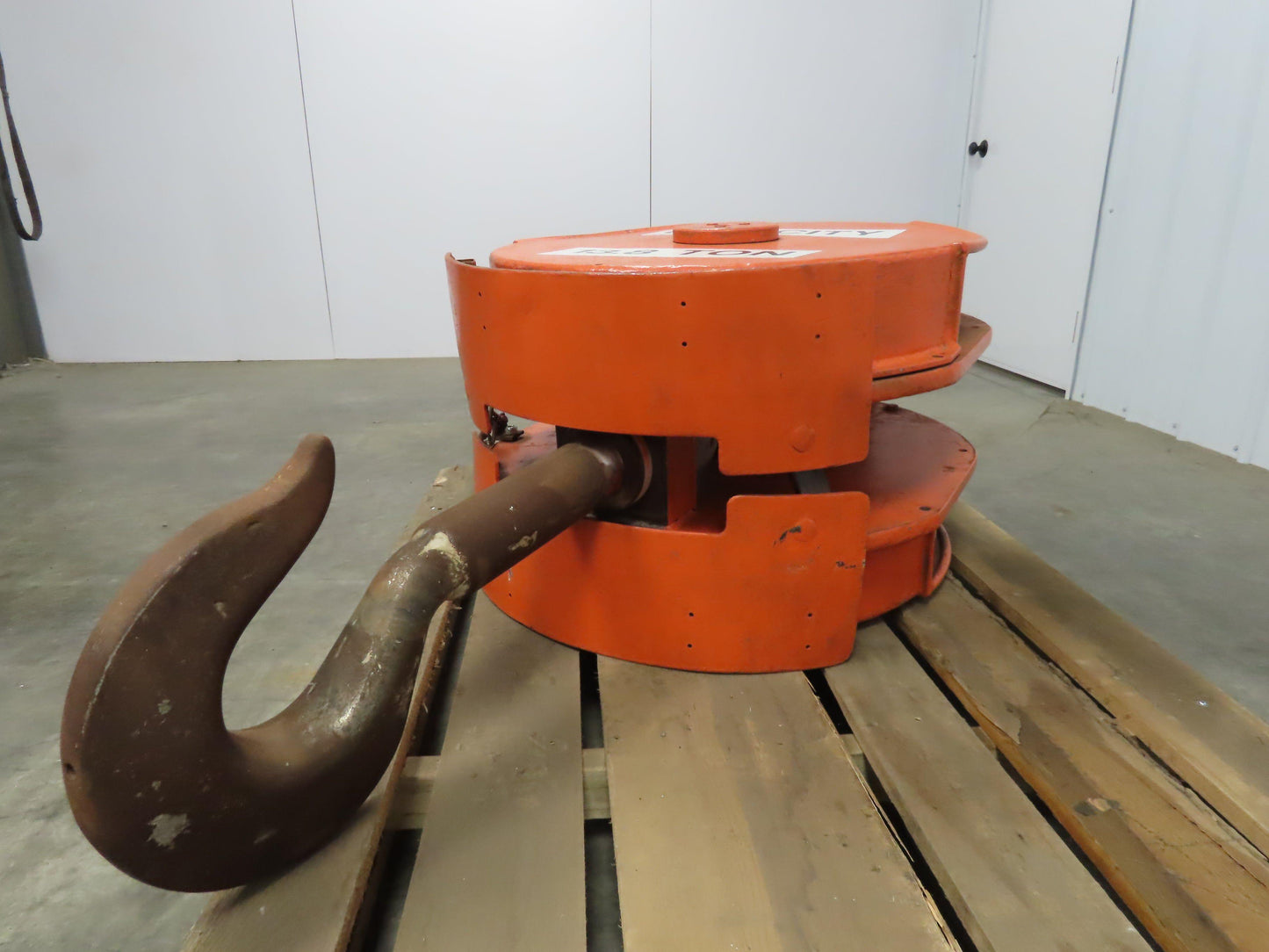 Bridge Crane Lower Hook Block Assembly 13.8 Ton 2 Sheave