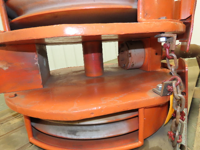 Bridge Crane Lower Hook Block Assembly 13.8 Ton 2 Sheave