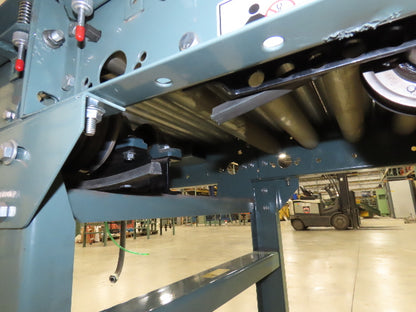 Hytrol 18' 6" x 26" Live Roller Conveyor Accumulator Swing Arm Diverter Sorter