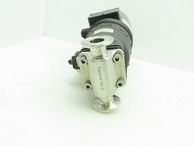 Burkert 8631 AS-1 A/B-SLV Stainless Control Valve 1.5" Tri-Clamp 1" Pipe DN25