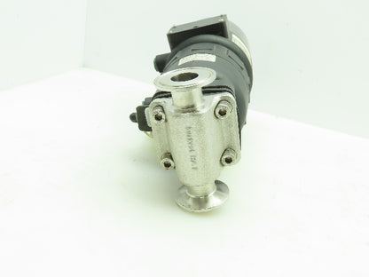 Burkert 8631 AS-1 A/B-SLV Stainless Control Valve 1.5" Tri-Clamp 1" Pipe DN25