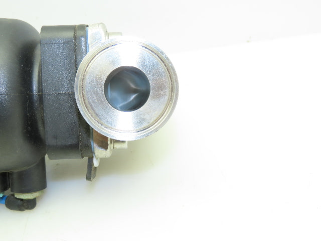 Burkert 8631 AS-1 A/B-SLV Stainless Control Valve 1.5" Tri-Clamp 1" Pipe DN25