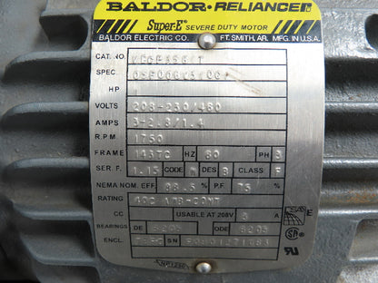 Stober K302WG0250MR160/140BLL Gear Reducer 3.5 hp 69.3 rpm W/1 hp Motor 25.3 : 1