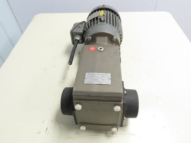Stober K302WG0250MR160/140BLL Gear Reducer 3.5 hp 69.3 rpm W/1 hp Motor 25.3 : 1