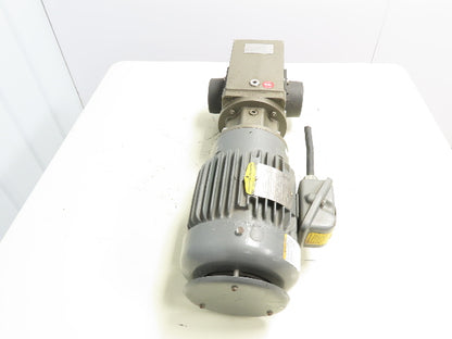 Stober K302WG0250MR160/140BLL Gear Reducer 3.5 hp 69.3 rpm W/1 hp Motor 25.3 : 1