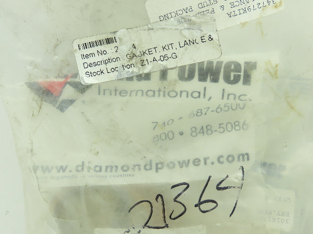 Diamond Power 21364 Gasket Repair Service Kit Lance & Feed Bushing / Studs