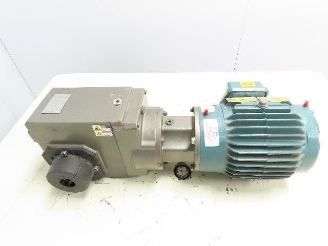 Stober K303WG0780MR160/140BLL Gear Reducer 1.2 hp 22.3 rpm W/ 1 hp Motor 78.4 :1