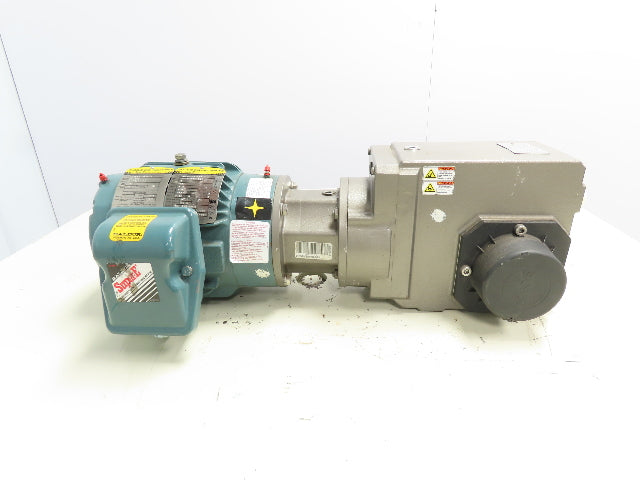 Stober K303WG0780MR160/140BLL Gear Reducer 1.2 hp 22.3 rpm W/ 1 hp Motor 78.4 :1