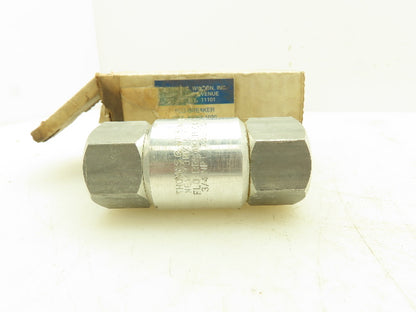 Thomas Wilson 1052-1030 Pneumatic Flo-Breaker Check Valve 3/4"NPT 90PSI LOT OF 2