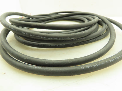 Coen 2649-024-030 Amphenol Circular MIL Spec Connector w/18' 20AWG 300V Cord