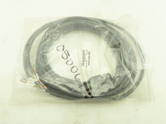Coen 2649-024-030 Amphenol Circular MIL Spec Connector w/18' 20AWG 300V Cord