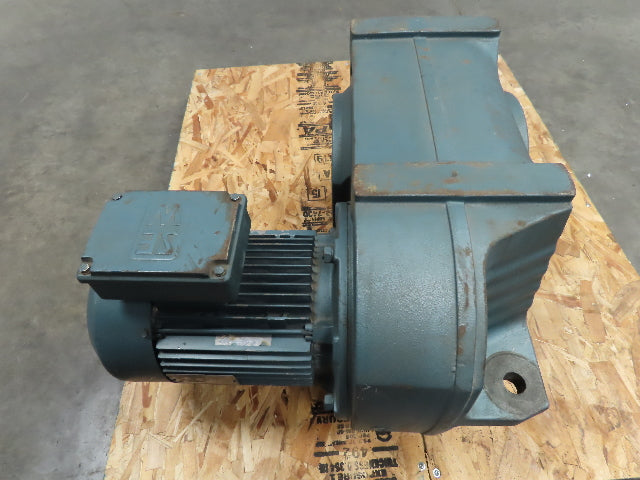 Sew Eurodrive FA97DV112M4 Gear Motor 127.4 Reducer 14rpm 5.4Hp 460V 3PH DFV112M4