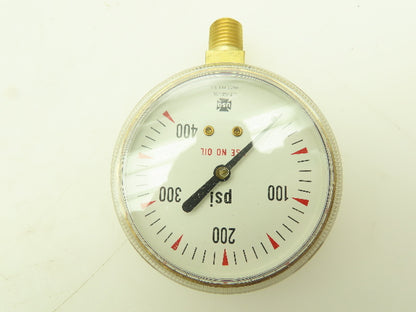 Ametek 047923 High Pressure Compressed Gas Gauge 400PSI 1/4"ANPT P602 LOT OF 3