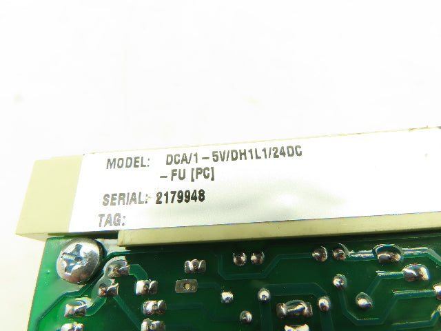 Moore DCA/1-5V/DH1L1/24DC-FU (PC) DCA DC Current Alarm MVA RBA TCA 1232B