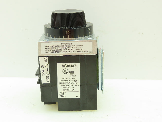 Agastat E7012PDC2029004 Time Delay Timing Relay 2-Pole 5-50sec 125VDC