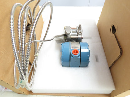 Rosemount 1151 Pressure Transmitter 4-20MA 45VDC 2000PSI w/Sensor 1151DP5E22S1B2