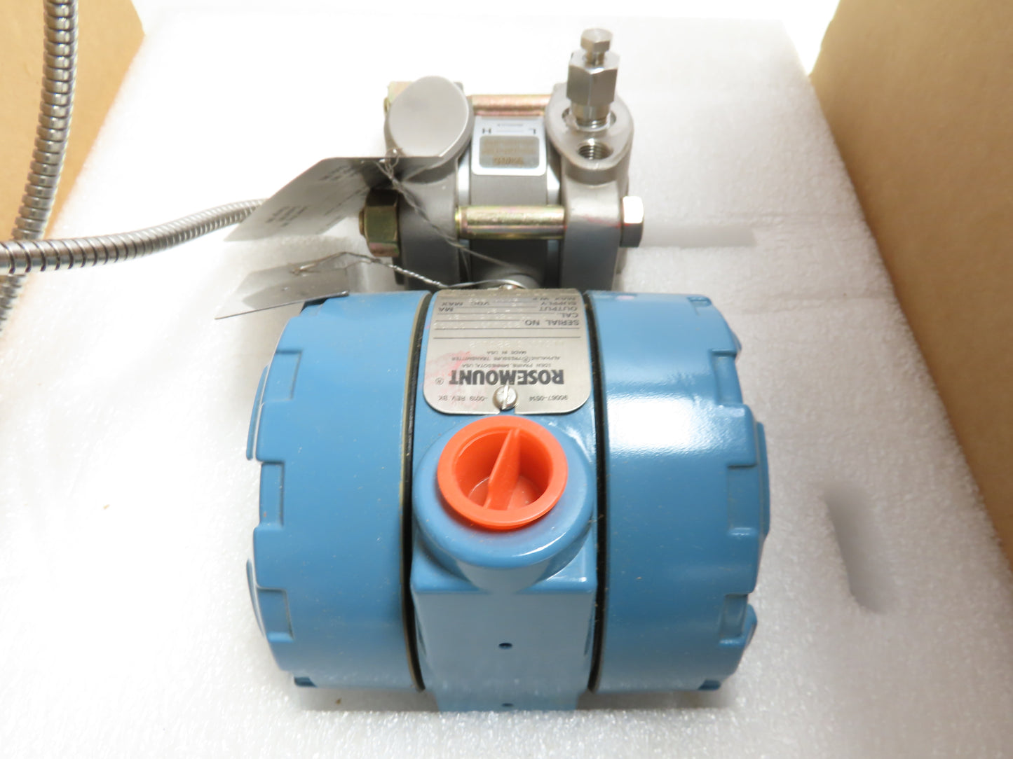Rosemount 1151 Pressure Transmitter 4-20MA 45VDC 2000PSI w/Sensor 1151DP5E22S1B2