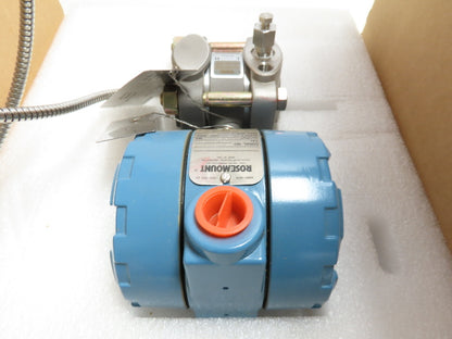 Rosemount 1151 Pressure Transmitter 4-20MA 45VDC 2000PSI w/Sensor 1151DP5E22S1B2