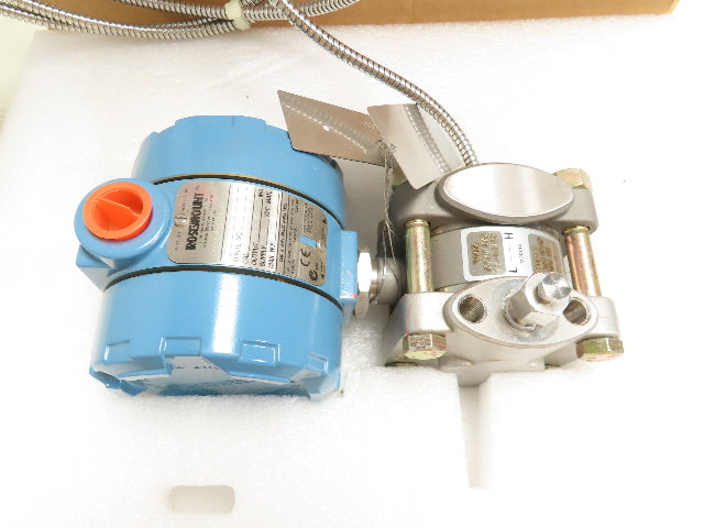 Rosemount 1151 Pressure Transmitter 4-20MA 45VDC 2000PSI w/Sensor 1151DP5E22S1B2