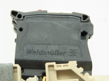 Weidmuller MTBFD-DI820 Terminal Block 17-WMF 2.5 BLZ/9-FUCR 5X20 DIN Rail Mount