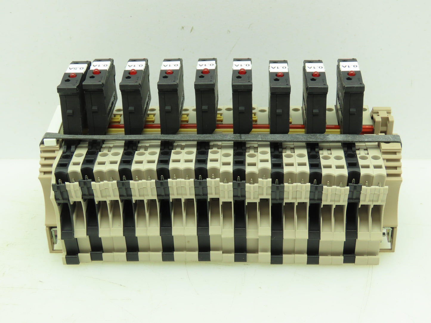 Weidmuller MTBFD-DI820 Terminal Block 17-WMF 2.5 BLZ/9-FUCR 5X20 DIN Rail Mount