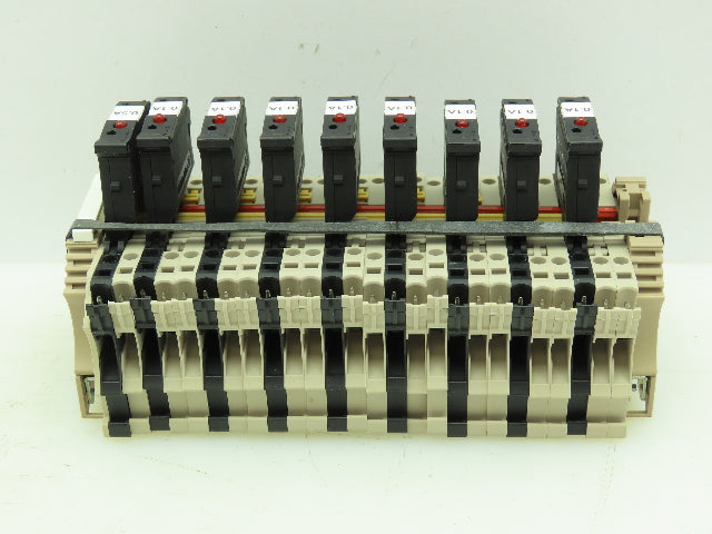 Weidmuller MTBFD-DI820 Terminal Block 17-WMF 2.5 BLZ/9-FUCR 5X20 DIN Rail Mount