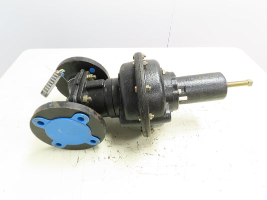 Crane Saunders 065-3304-A-553-HT 2.5"Pneumatic Actuator Valve Class 150 Fig 3304