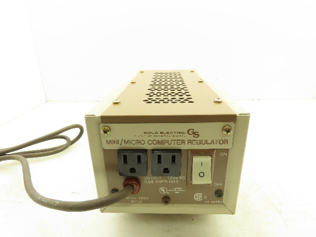 Sola Electric 63-13-070 Mini/Micro Computer Regulator 120 VAC Output 0.58A