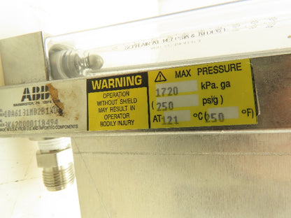ABB 10A6131MB2B1X0 Variable Area Flow Meter 1720kPa 250PSI 1/4"NPT