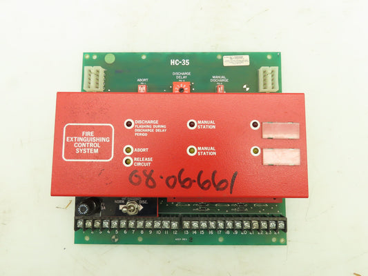 Cerberus Pyrotronics 580-185631 Fire Alarm HC-35 Fire Extinguishing Control Unit