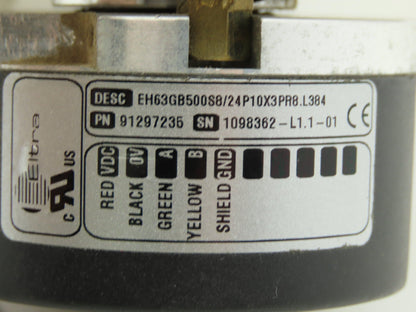 Siboni 75PL130 DS G63 DC Servo Motor Encoder 90VDC 4.5A 3400RPM Eltra Encoder