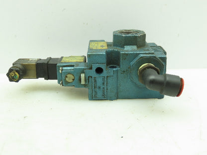Mac 130B-111JD Solenoid Valve With 56C-13-112CA Manifold Block