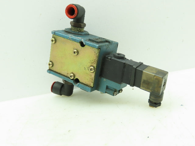 Mac 130B-111JD Solenoid Valve With 56C-13-112CA Manifold Block