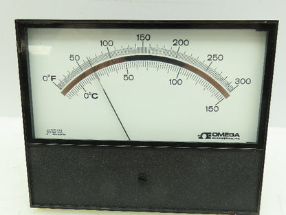 Omega 7055 7055J300 Shielded Meter Temperature Indicator 0-300°F/0-150°C