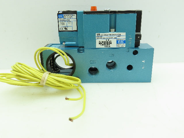 Mac 82A-AC-CKA-TM-DAA5-1DA Pneumatic Solenoid Control Valve 150PSI 110/120V Coil