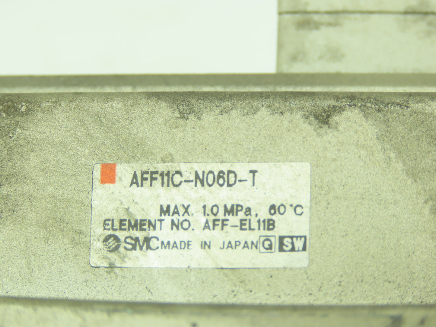 SMC AFF11C-N06D-T Main Air Line Pneumatic Filter 3/4" NPT w/Indicator + Drain
