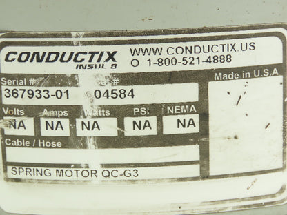 Conductix QC-G3 Spring Motor for Manual Cable Reel Retract