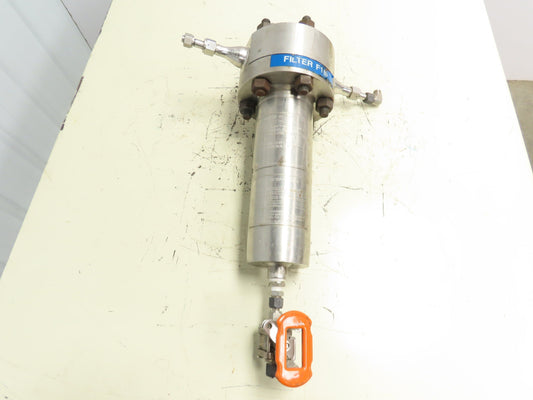 Pall Trinity 4HD4886-1118 Stainless Filter Housing 3000PSI 1/2" Ball Valve