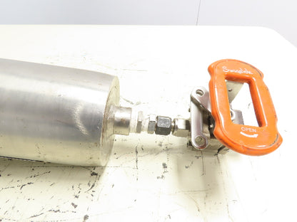 Pall Trinity 4HD4886-1118 Stainless Filter Housing 3000PSI 1/2" Ball Valve
