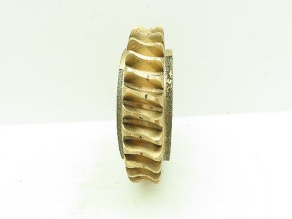 502-708 Brass Worm Gear Wheel 31 Teeth 2-11/16"Keyed Bore 1"Width