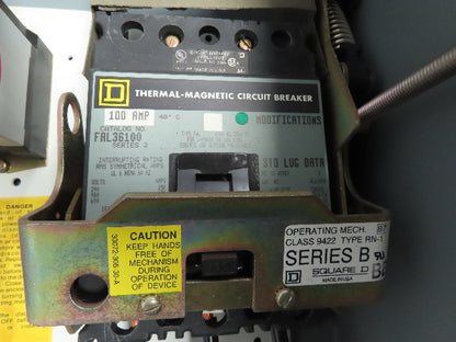 Square D CEG4 8810 Sz 3 Reversing Motor Starter Combo 100A Disconnect 230/480V